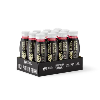 Proteinový nápoj Optimum Nutrition Optimum High Protein Shake 12 x 330 ml jahoda 12 x 330 ml