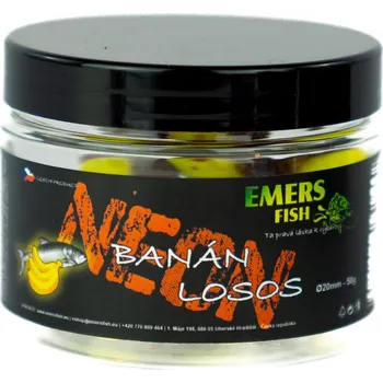 Boilies Emersfish Boilie Neonky Banán Losos 50 g - 16 mm