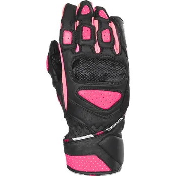 Moto rukavice Dámské rukavice na motorku RSA RX2 černo-růžové L