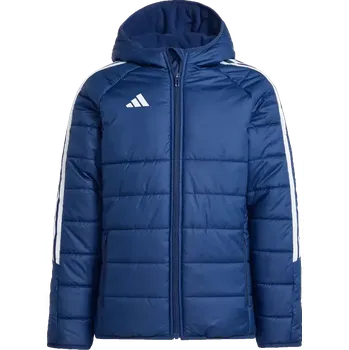 Chlapecké oblečení Dětská zimní bunda s kapucí Adidas Tiro 24 Winter modrá
