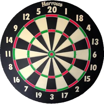 Šipkový terč HARROWS BRISTOW S FAMILY se šipkami