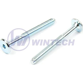 Spojovací materiál Šroub nábyt. typ BD 15 M6x50 ZB Balení: 250 ks MEABH06050B5K