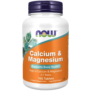 NOW Foods - Calcium & Magnesium, 100 tablet