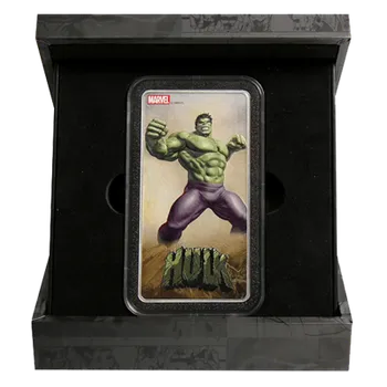 Daesung Metal - Stříbrný slitek 1 Kg Marvel Hulk 2021 - 1000 g