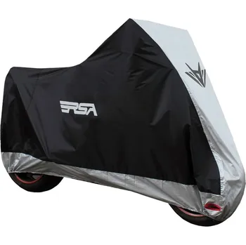 Plachta na motorové vozidlo RSA Moto plachta na motocykl černo-stříbrná 2XL