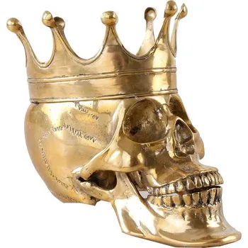 Dekorace Vical Calavera Bust 22516. žlutá 18X