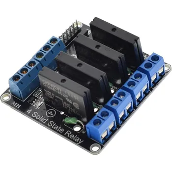 Vývojová deska G3MB-202P 5V 4kanálový SSR reléový modul – pro Arduino, AVR, DIY