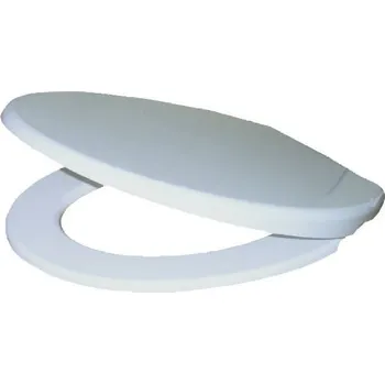 WC sedátko WC sedátko s poklopem Regina, bílé, Plast Brno OSR0000