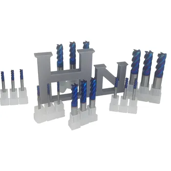 Fréza Monolitní tvrdokovové stopkové frézy - sada 18 ks