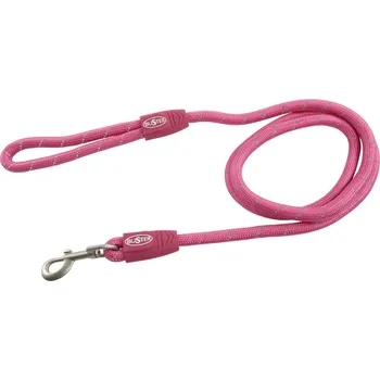 Vodítko pro psa Vodítko BUSTER Reflective lanové 120cm/13mm růžové
