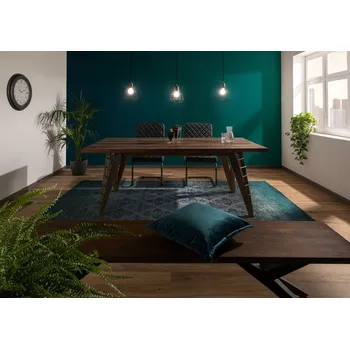 Jídelní stůl Jídelní stůl Mixwood Teak 200x100 přírodní lakovaný BASSANO