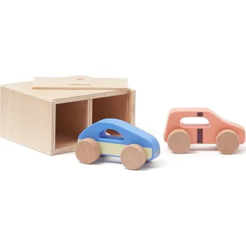 Dřevěná hračka Kids Concept Garáž pro dva vozy Aiden