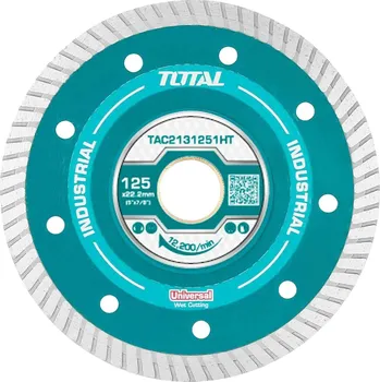 Řezný kotouč Kotouč diamant řezný ¤125x22,2mm industrial TOTAL ultratenký