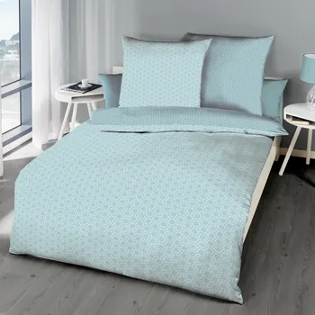 Povlečení Kaeppel | Makosaténové povlečení Moment mint, 140x200, 70x90