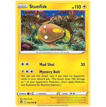 Sběratelská karetní hra Pokémon TCG Stunfisk 055/195
