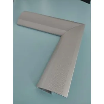 ABPLAST Rohový díl k bazénovému ALU profilu, délka hrany 250 x 250 mm, 4 kusy