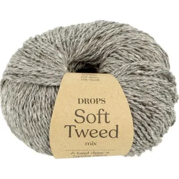 Příze Drops Soft Tweed 07 šedá