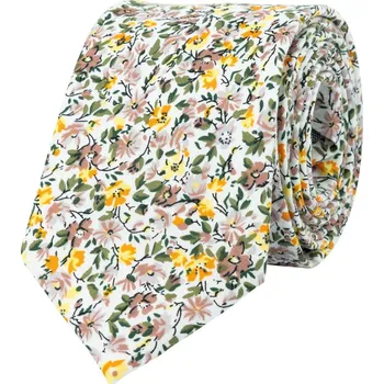 Kravata Bubibubi Bílá kravata Marigold