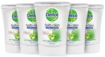 Mýdlo Dettol Soft on Skin No-Touch Refill Aloe Vera tekuté mýdlo náhradní náplň do bezdotykového dávkovače