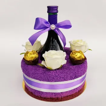 umělá květina Ateliér Confetti Dortík z ručníku - Toskánsko