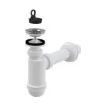 sifon umyvadlový DN40 s nerez.mřížkou DN63