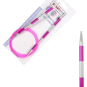 Nástroj na niť a příze Pevné kruhové jehlice SmartStix 100cm 5,5mm