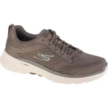 Pánská obuv Hnědé pánské tenisky Skechers Go Walk 6 Avalo 216209-TPE Velikost: 43