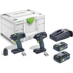 FESTOOL Šroubovací a vrtací sada TID 18 HPC 4,0 I-Set T18