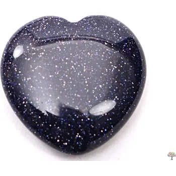 Drahý kámen Magieprirody.cz Srdce Avanturin modrý 20x20 mm - Avanturinové srdce #28