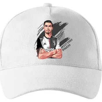 Kšiltovka Dětská kšiltovka Cristiano Ronaldo 2, Barva Bílá, Velikost 17×10 cm , Canvas Unisex kšiltovka Bezvatriko.cz 1904