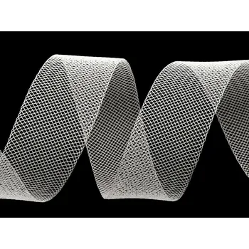 Modistická krinolína na vyztužení šatů a výrobu fascinátorů šíře 1,5 cm