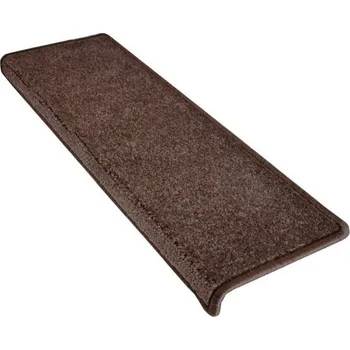 Koberec Vopi Nášlapy na schody Eton hnědý obdélník, samolepící - 25x80 obdélník (rozměr včetně ohybu) - 1 rok na vrácení + DOPRAVA ZDARMA k Vám i zpět