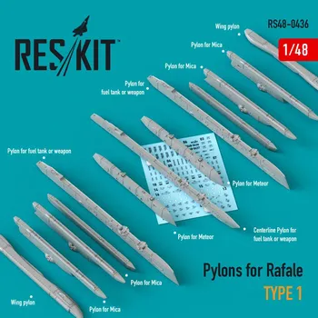 Plastikový model 1/48 Pylons for Rafale type 1