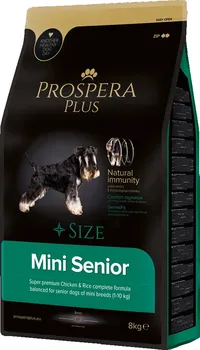 Krmivo pro psa Prospera Plus Senior Mini Chicken/Rice 8 kg