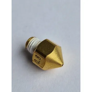 3D tisk IEMAI tryska mosazná , Tryska 0,8/1,75