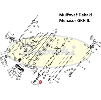 Mulčovač 1 - 20 - ložisko rotoru mulčovače GKH - 6309