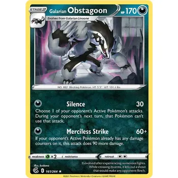 Sběratelská karetní hra Pokémon TCG Galarian Obstagoon 161/264 - Holo