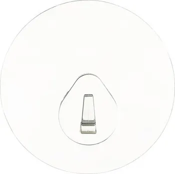 Věšák Nalepovací háček k opakovanému použití, průhledný 2 kusy