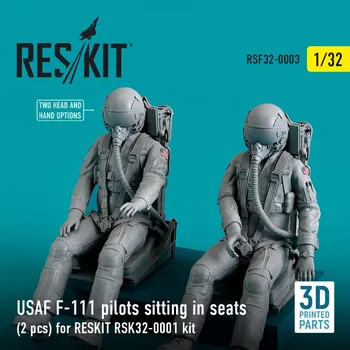 Plastikový model 1/32 USAF F-111 pilots sitting in seats (2 pcs.)