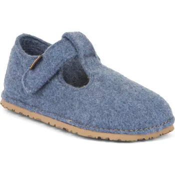 Dívčí bačkory Barefoot bačkory FLEXY WOOLY - DENIM, Froddo Velikost: 29