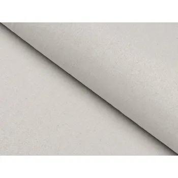 Dekorační látka Leona LN-162 Režná/stříbrná třpytivá - šířka 150 cm