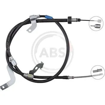 Lanko parkovací brzdy Tažné lanko, parkovací brzda, , 597701W000, A.B.S., K17512