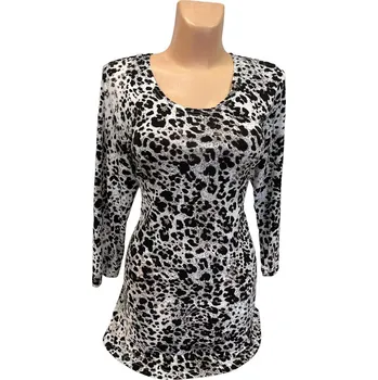 Dámská tunika Tygrovaná halenka WINTER, Barva Tygr, Velikost XXL 48, Materiál 96% Viskoza 4% Lycra