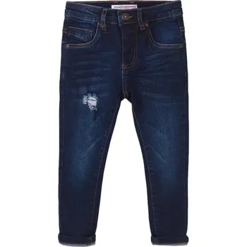 Minoti Kalhoty chlapecké džínové s elastanem, Minoti, Scandi 4, modré Vel. 110/116