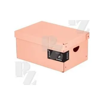 Archivační box Krabice lamino malá PASTELINI meruňková 7-01921, Karton P+P