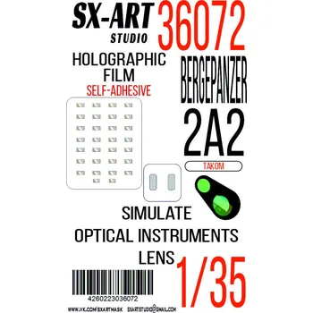 Plastikový model 1/35 Holographic film Bergepanzer 2A2 (TAKOM)