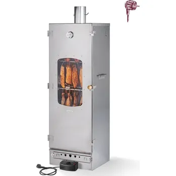 Udírna Kaiser Udírny 125 prosklená izolovaná elektrická udírna 3 rošty