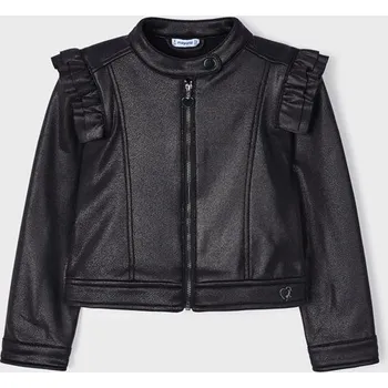 Dívčí bunda Mayoral přechodová bunda 4405 černý lesk Rozměr: 116