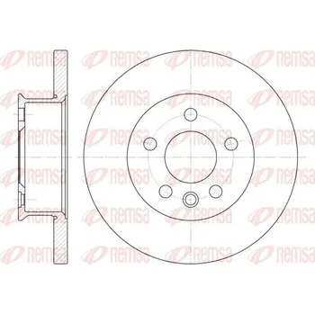 Brzdový kotouč Brzdový kotouč REMSA 6481.00