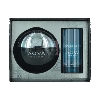 Pánský parfém Bvlgari Bvlgari Aqva Pour Homme SET: Toaletní voda 100ml + Deostick 75ml Pre mužov Toaletní voda